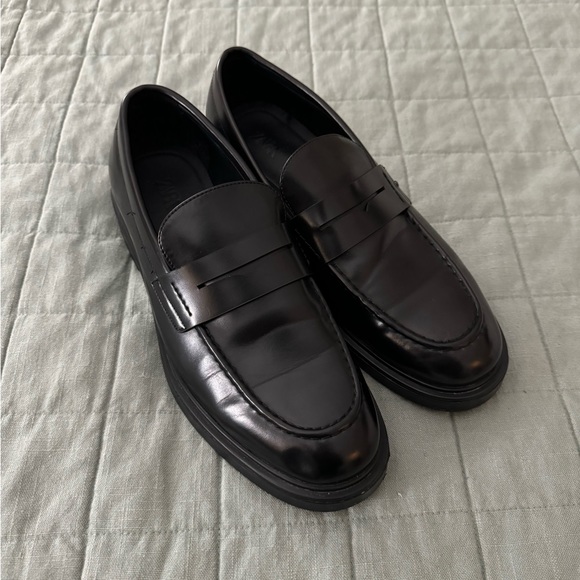 Chunky Loafers- Zara- Black- Size: US Mens 11/ EU Mens 44 - Picture 3 of 8